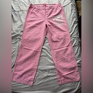 Y2K university of pink pants